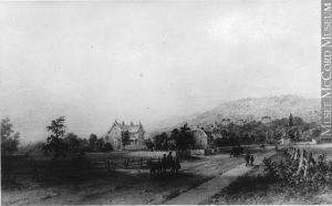 Greene Avenue, Westmount, QC, 1872, painting by James Duncan